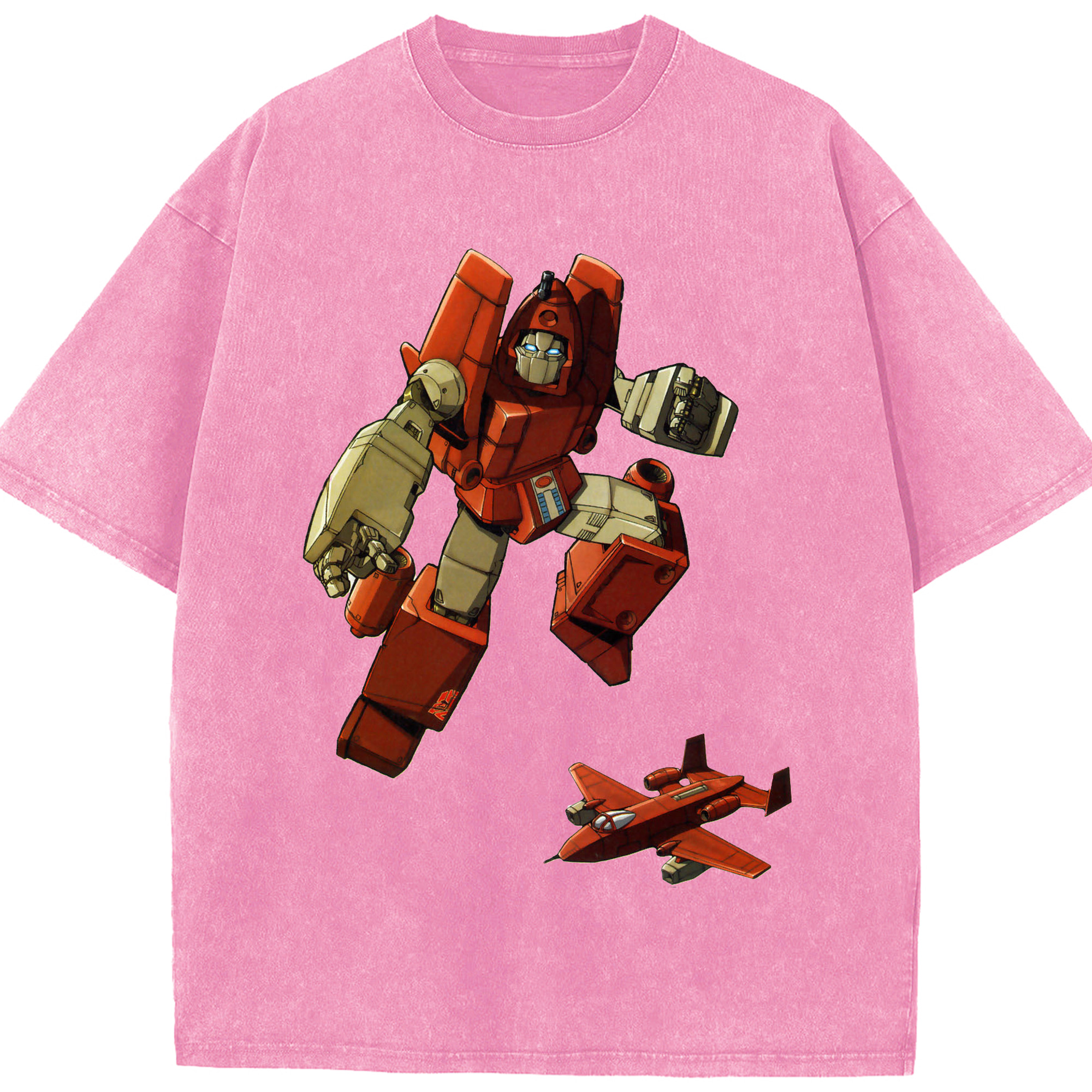 （画像用）  綿100% ヴィンテージ風 半袖Tシャツ（フロントプリント）